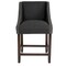 Merrick Lane Taylorsville 24 Inch Counter Height Stool with Nailhead Trim - Set of 2